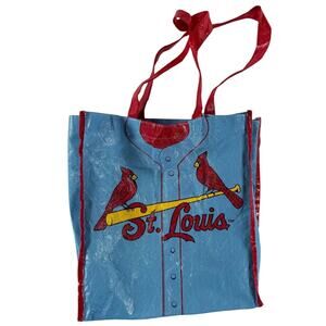 St Louis Cardinals  Reusable Tote Bag MLB Network - Blue Red Yellow